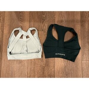 Lot Of 2 Alphalete Padded Sports Bra Athletic Bra Size XS